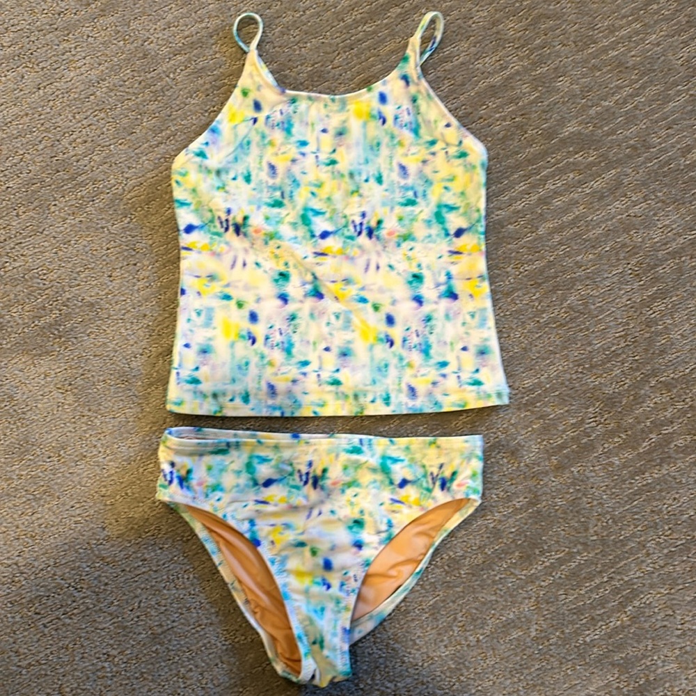 Girls Crew Cuts Tankini  - Size 8 - Pretty Design - Like New - Summer Ready!!!